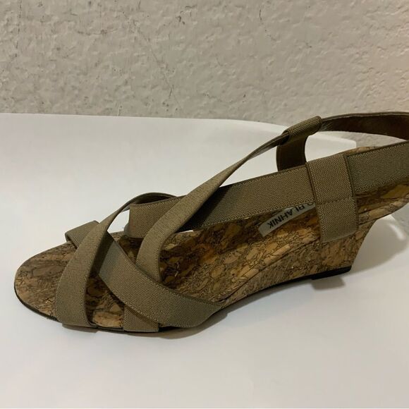 Manolo Blahnik Crisscross Sandals strappy dress shoe heels y2k open toe cage - Picture 2 of 16